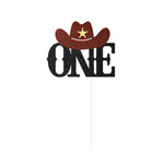décoration anniversaire thème cow boy set haut chaise bannières gâteau bonnet tissu burlap pompons