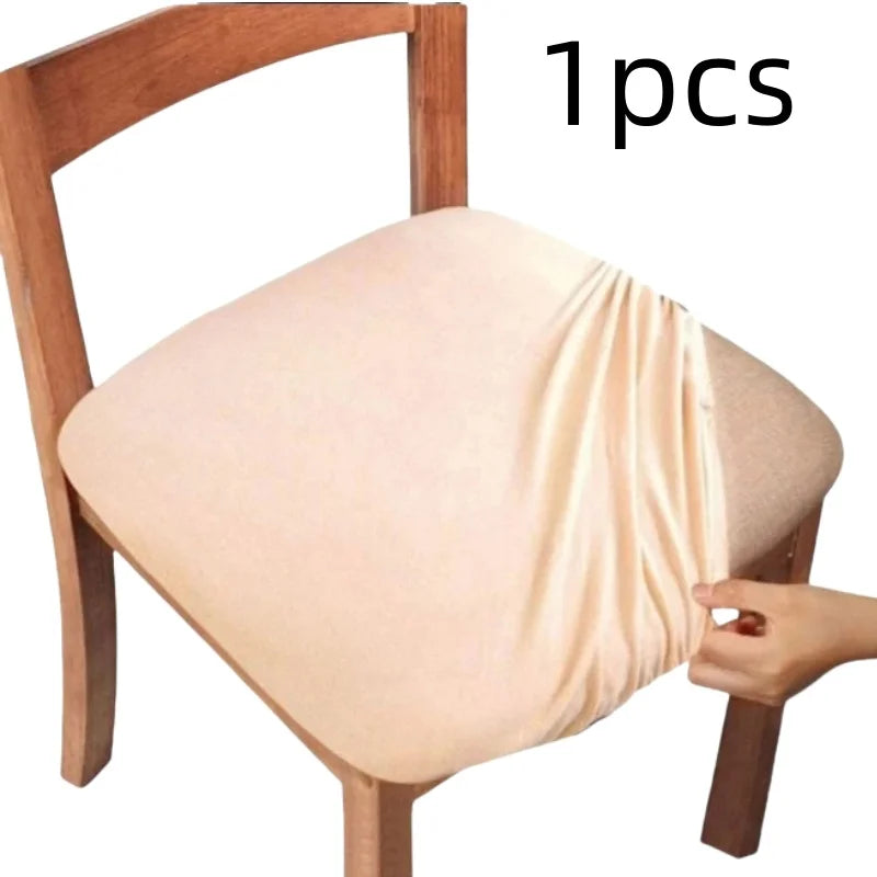 housses chaise élastiques polyester simples sans motif gris bleu marine beige clair bordeaux noir