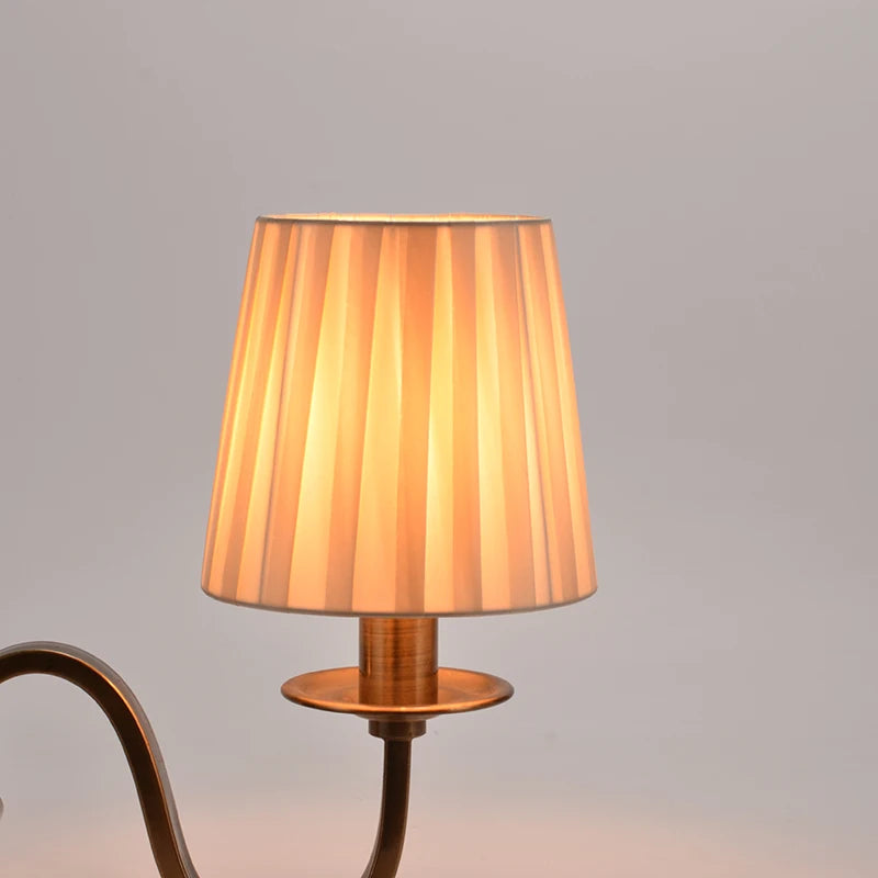 abat jour moderne tissu rayures plissées blanc rouge rose bleu violet vert doré