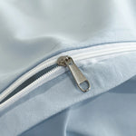 ensemble literie coton polyester rayures horizontales couverture taies oreiller moderne luxueux