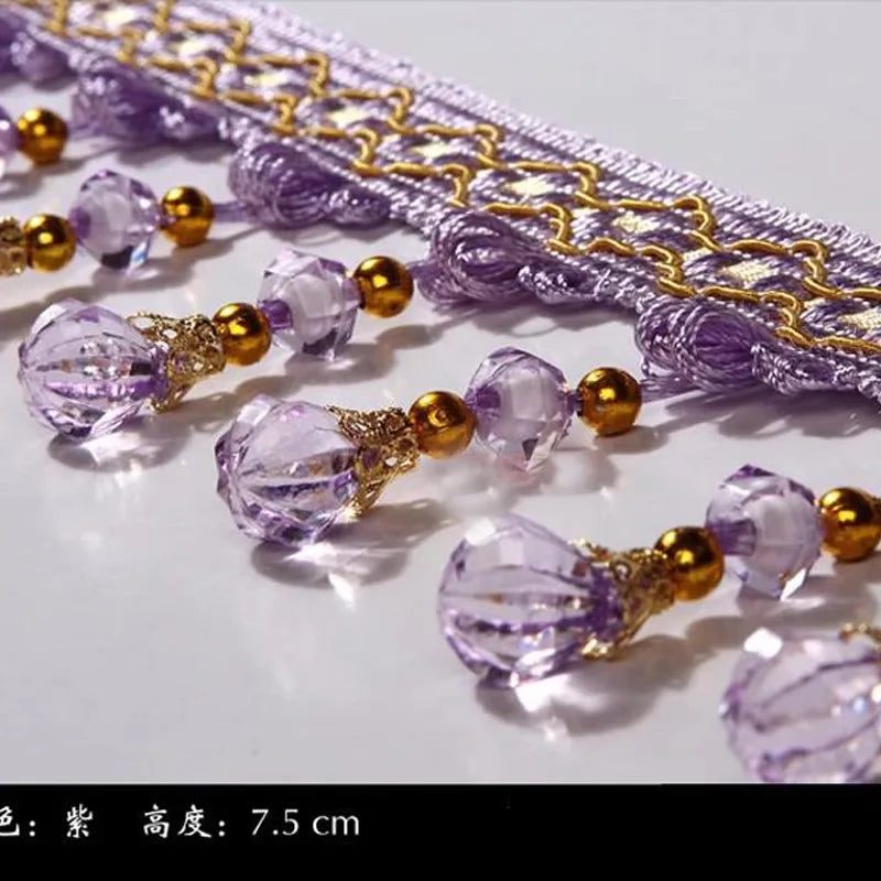 ruban décoratif violet rose doré gris vert élégant délicat motifs géométriques translucent