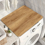 tapis protection machine laver bois moderne beige clair aspect naturel 60cm 50cm