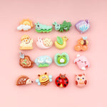 figurines animaux nature kawaii décoratives scrapbooking diy accessoires cheveux mignon enfantin