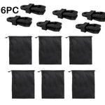 accessoires rideau extérieur clips sacs lestés tissu polyester gris noir moderne minimaliste