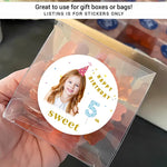 sticker personnalisable anniversaire enfant happy birthday sweet décoratif festif adhésif