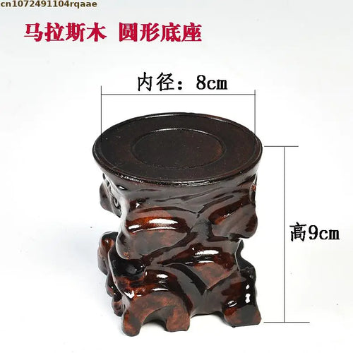 support vases objets decoratifs bois marron texture naturelle artisanale traditionnelle echangetable deco