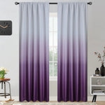 Rideaux occultants gradient couleur gris clair isolation thermique