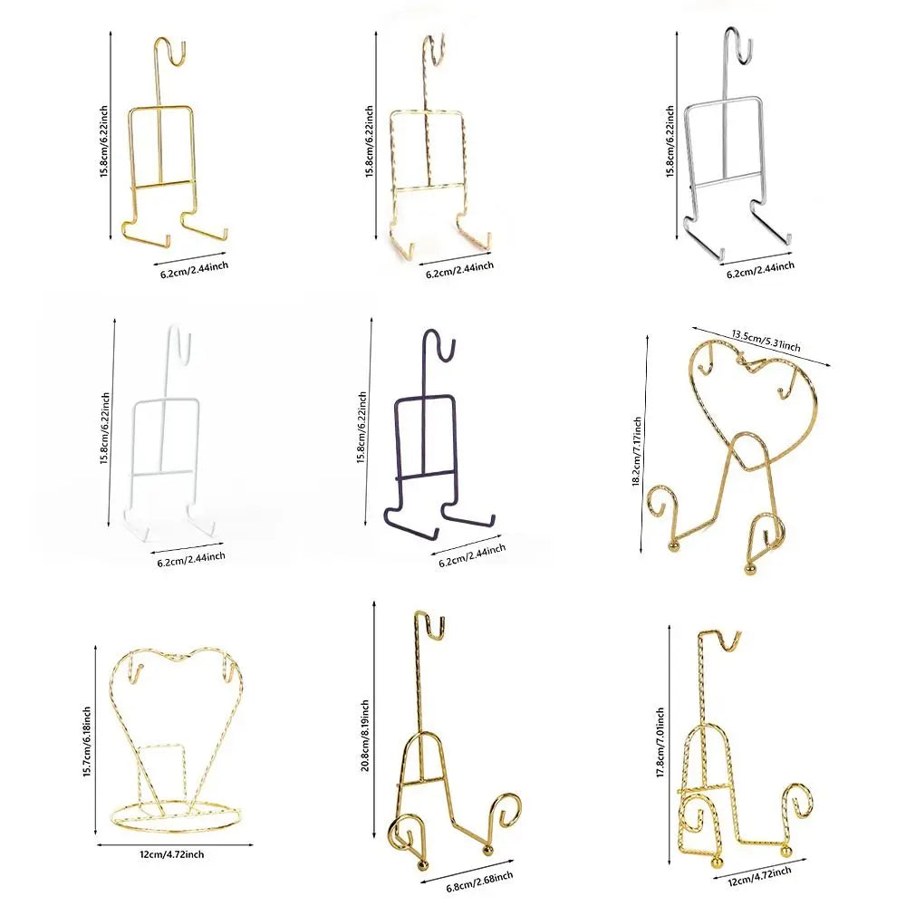 support vaisselle or filigrane moderne assiettes tasses cuillères réutilisable métal organisateur décoration cuisine