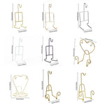 support vaisselle or filigrane moderne assiettes tasses cuillères réutilisable métal organisateur décoration cuisine