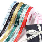 ruban satiné polyester 10mm 25yards couleurs variées décoration mariage emballage cadeaux romantiques festifs