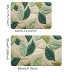 tapis vert feuilles moderne imperméable antidérapant bain entrée salon decoextérieur 40x60cm 50x80cm