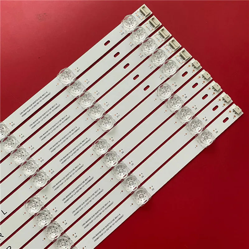 bandes led rétroéclairage blanc rondes transparentes moderne 12led 3v