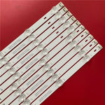 bandes led rétroéclairage blanc rondes transparentes moderne 12led 3v