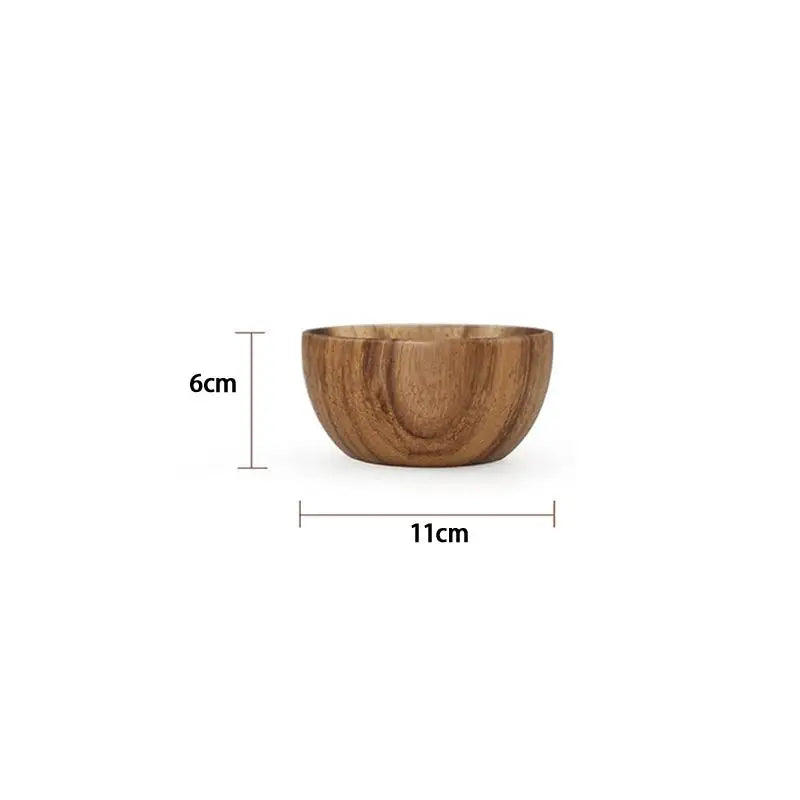 bol bois marron rayures naturelles traditionnel sans fixation durable cuisine