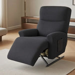 housse élastique antidérapante fauteuil inclinable noir gris vert clair tissu motifs moderne poche