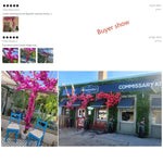 Guirlande artificielle fleurs bougainvillier rose moderne extérieur décoration maison événement festive