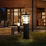 lampe sol led étanche industrielle ip65 noir classiqueextérieur aluminium barres horizontales