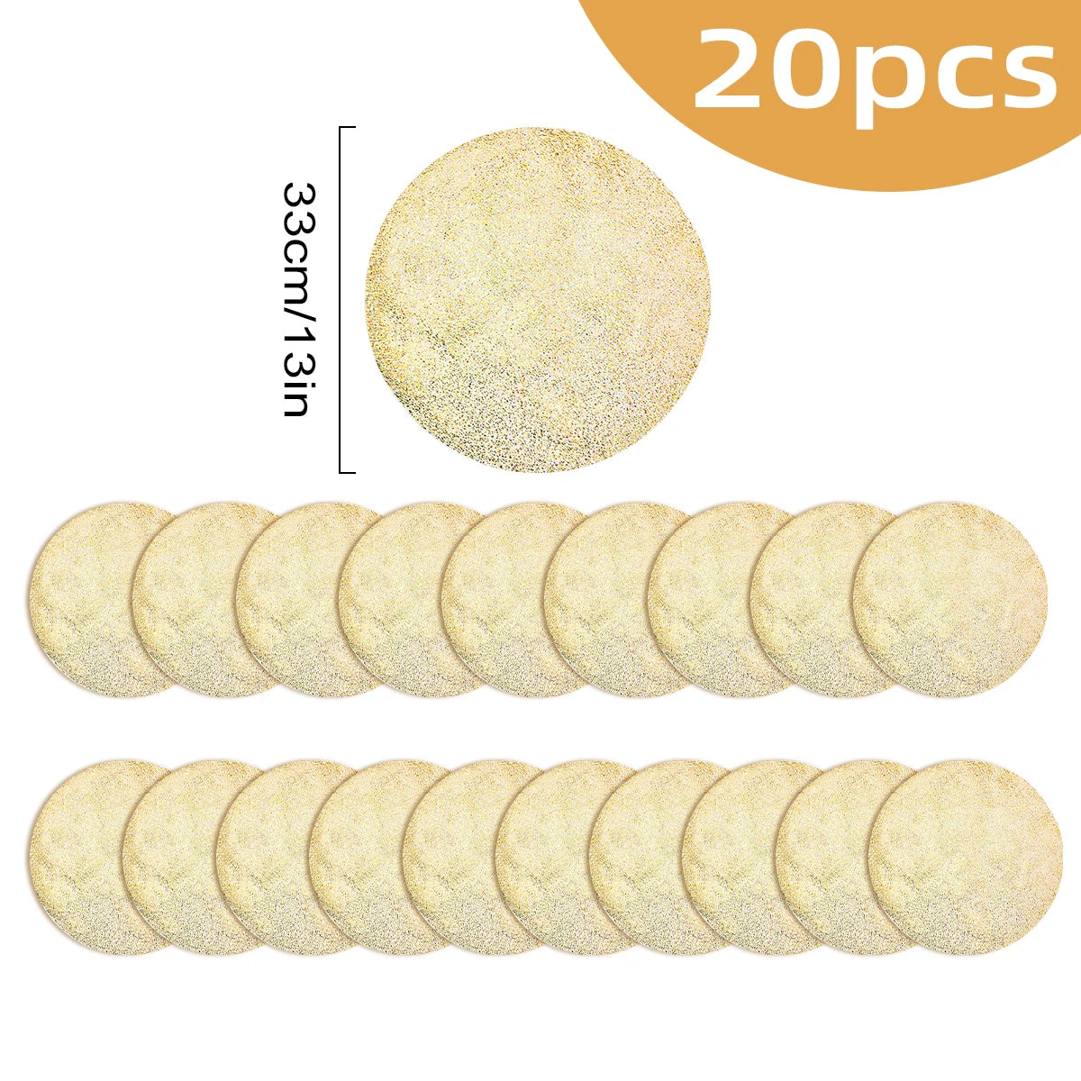serviettes table modernes blanches dorées motif filetage pack 50pcs 33cm