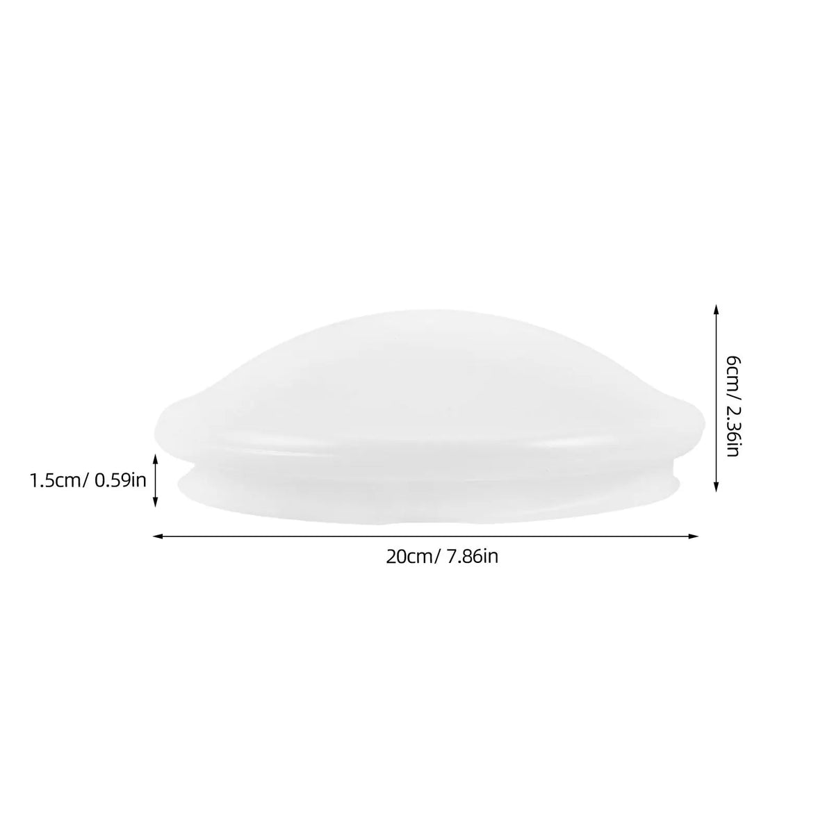 lampe moderne blanc acrylique opale ronde lisse remplacement abat jour facile