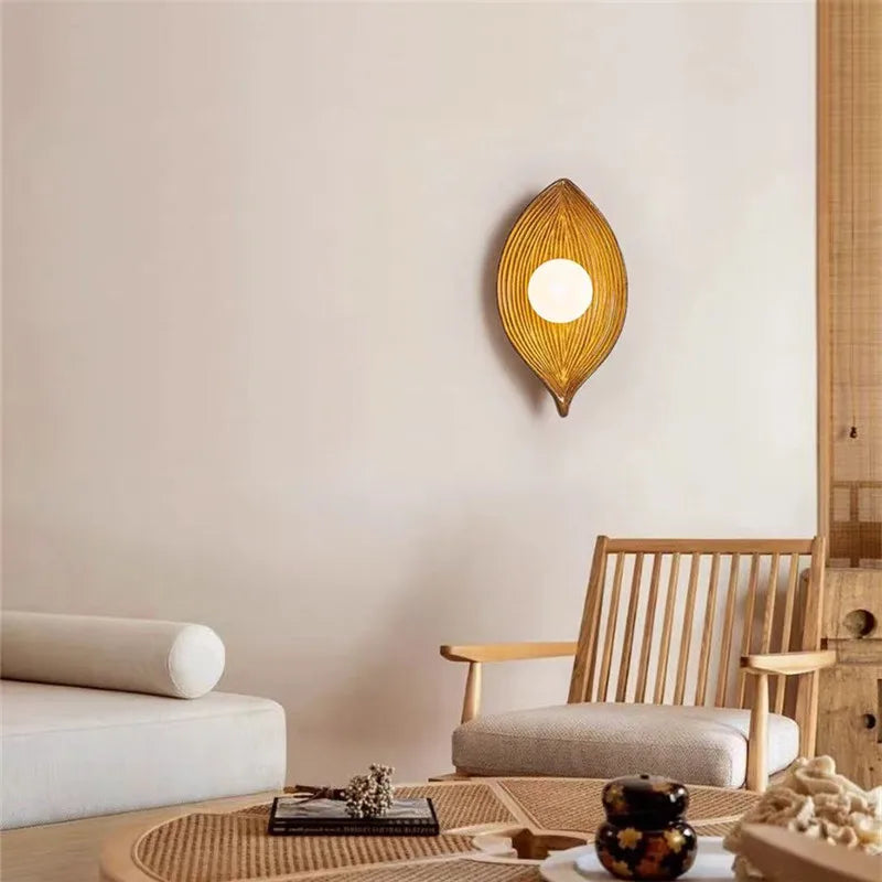 appliques murales led moderne éclairage quotidien fixées mur couleur marron clair flux lumineux 249