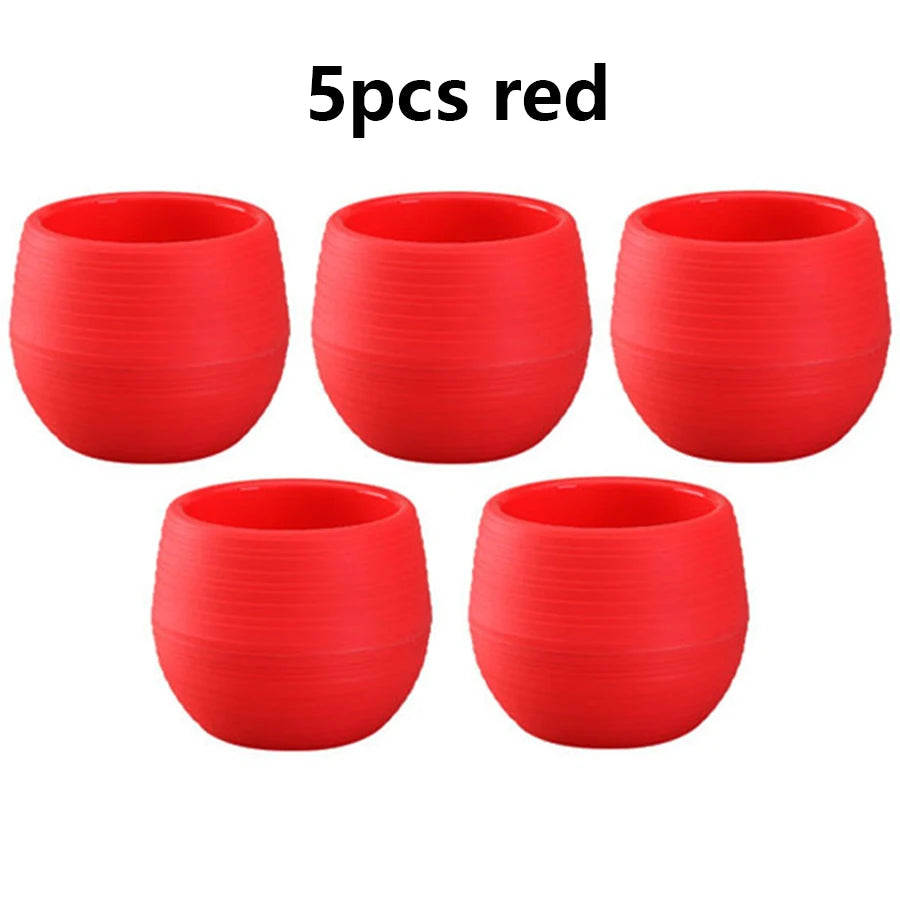 pots fleurs succulentes drainants couleur aléatoire rayures modernes transparents petite plante jardinière echangable