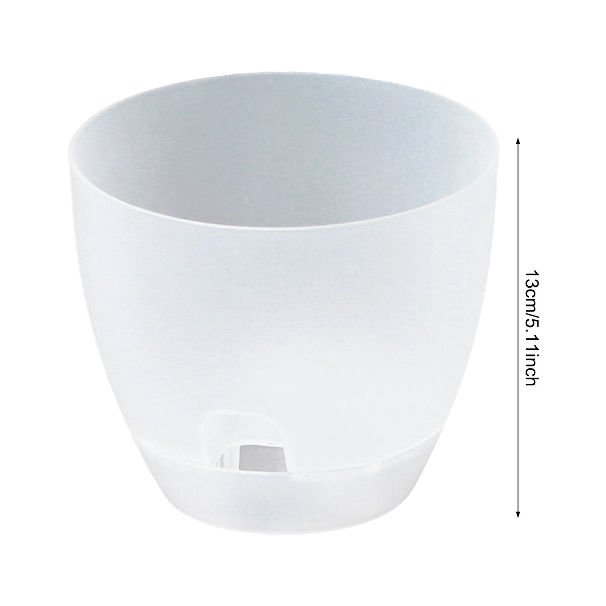 pots fleurs modernes transparents plastique grille tailles adhésif support fleur couvercle
