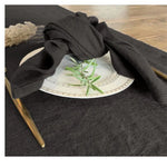 serviettes lin 40x40cm vert olive moderne mariage anniversaire table maison extérieur