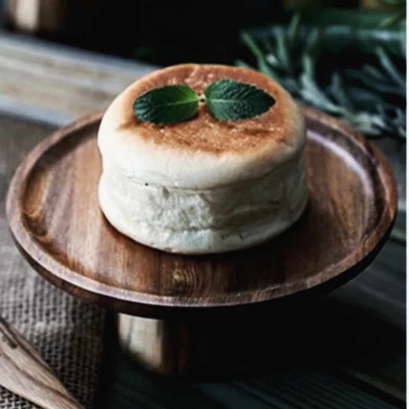 support fruits bois marron clair minimaliste naturel respectueux environnement plateau dessert haute qualité française