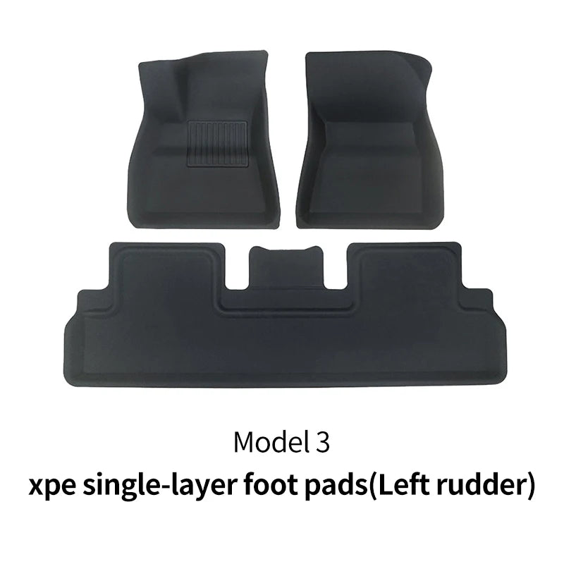 tapis sol voiture noir texture tissée moderne protection pieds entièrement enveloppant