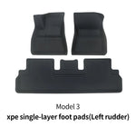 tapis sol voiture noir texture tissée moderne protection pieds entièrement enveloppant