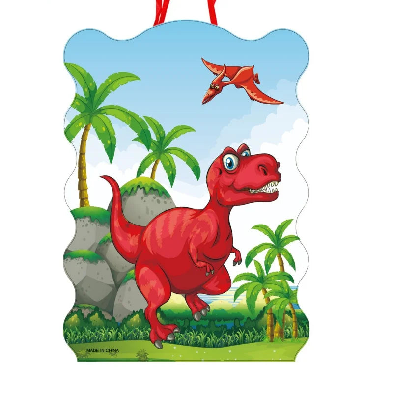 piñata décoration anniversaire enfant licorne dinosaure ruban colorée thème festif