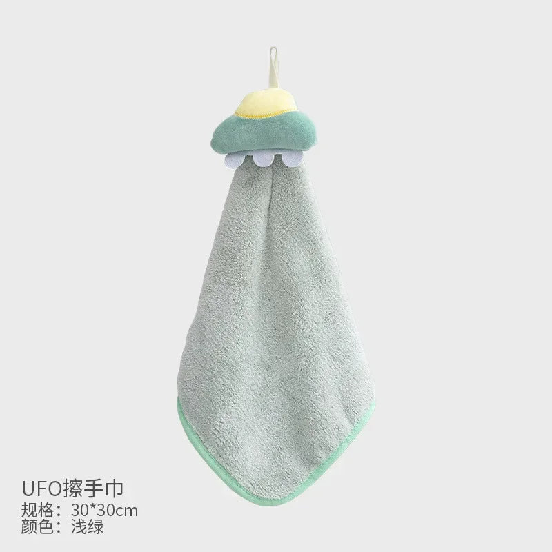 serviettes microfibre motif étoile fusée moderne enfants douces rapide absorbantes brosse thermomètre