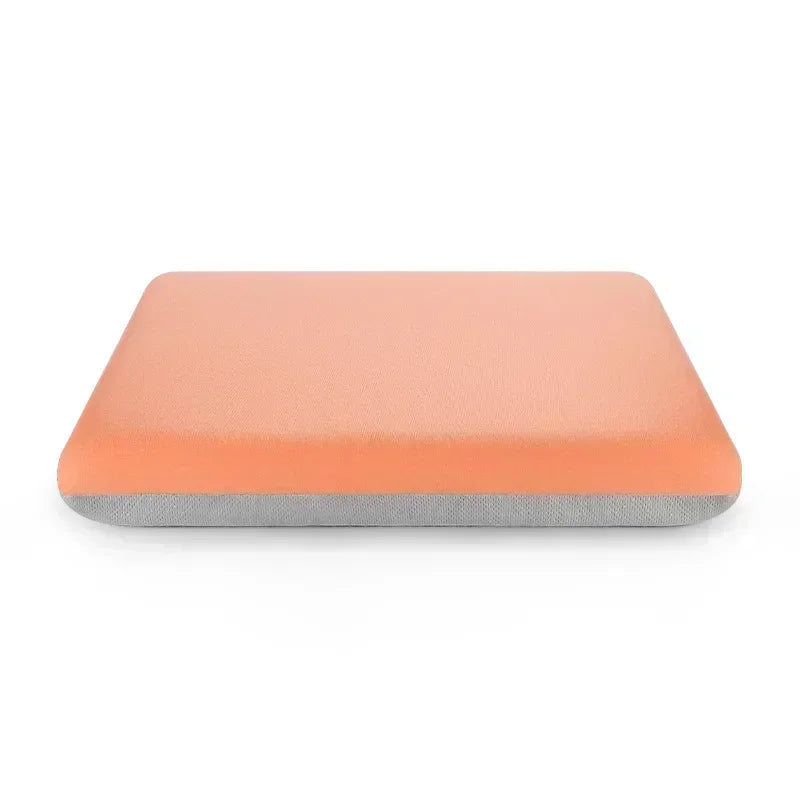 coussin latex perforé confortable beige gris orange 40x40cm 45x45cm