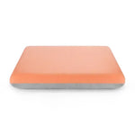 coussin latex perforé confortable beige gris orange 40x40cm 45x45cm
