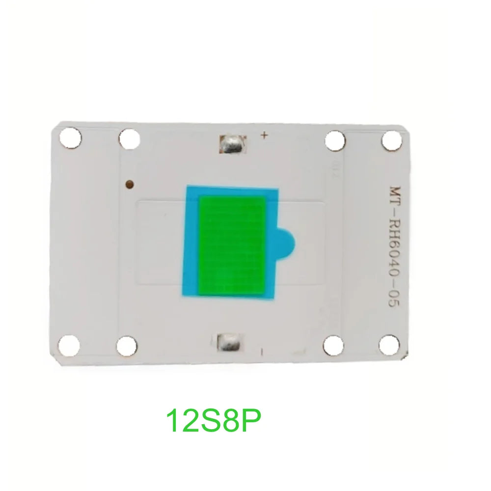 projecteur led blanc vert bleu carte electronique technique perforations rectangulaire 53mm 34mm bricolage réparation