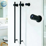 porte serviettes mural électrique noir or laqué moderne 60w wifi contrôlable 220v 110v