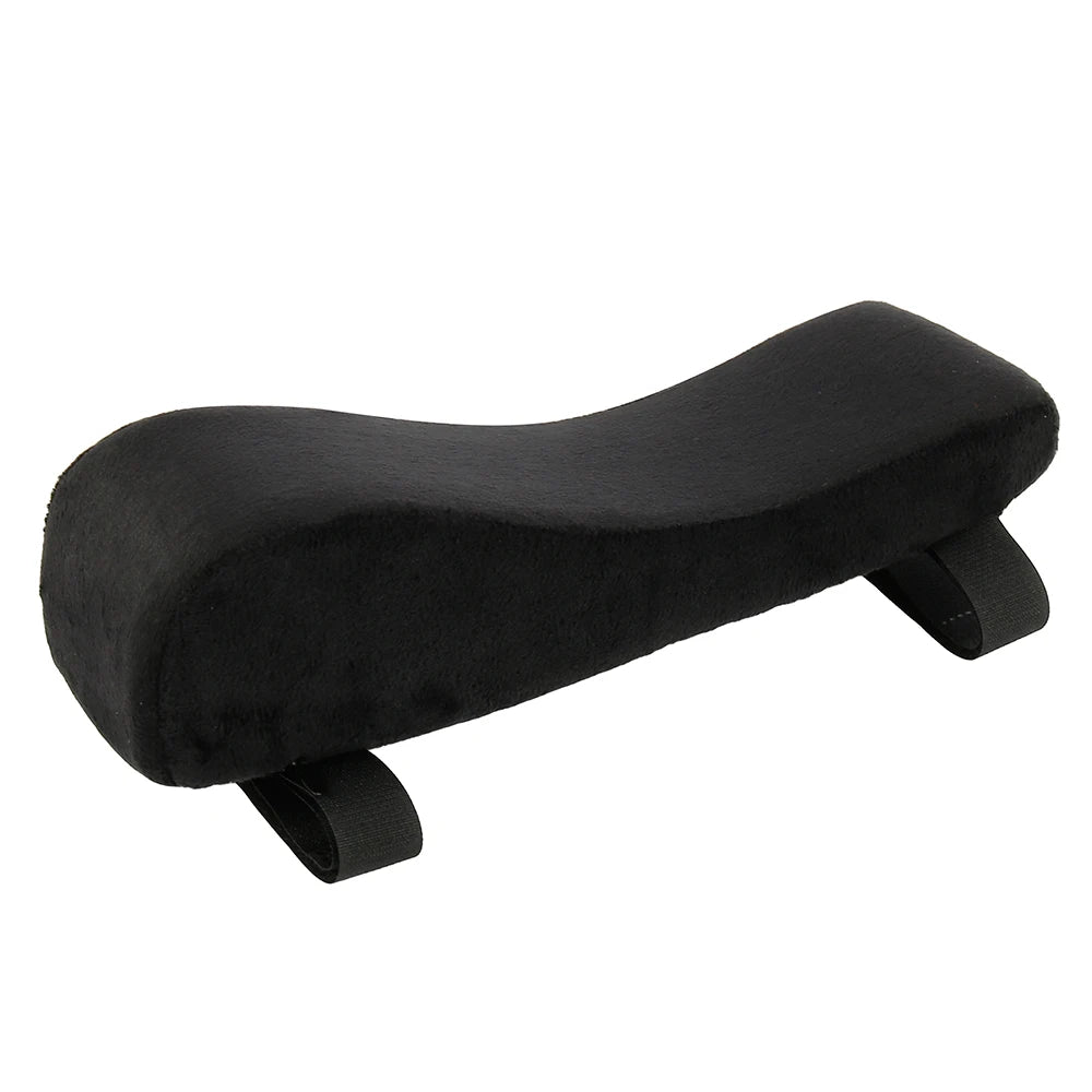 coussin d'appui bras velours noir mousse mémoire forme ajustable confortable adultes