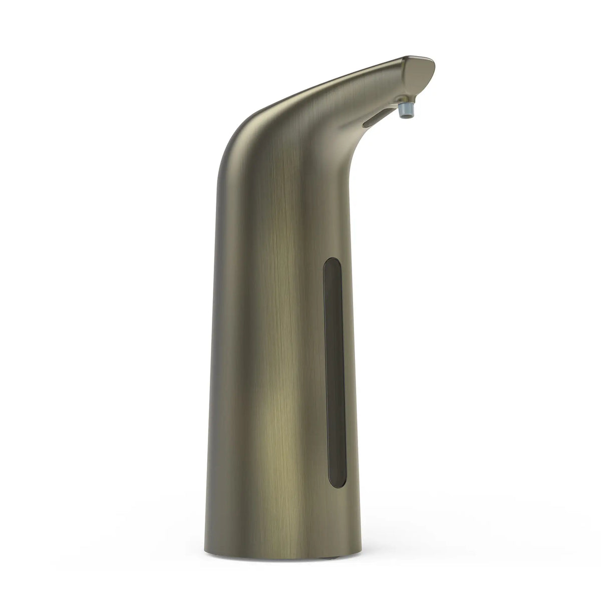 distributeur savon automatique blanc texture bois moderne fenêtre transparente sensoriel infrarouge