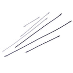câble flexible tissé noir gris métallisé moderne industriel ø1.8mm ø4mm m4