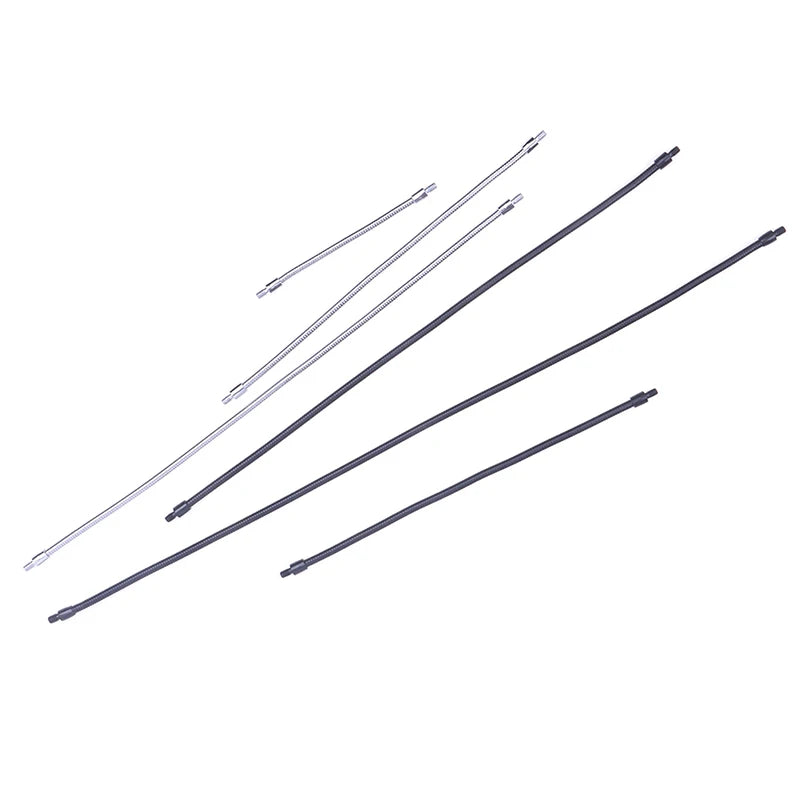 câble flexible tissé noir gris métallisé moderne industriel ø1.8mm ø4mm m4