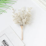 guirlande fleurs séchées blanc bleu rose vert décoration noël mariage rustique festiveextérieur
