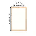 cadres mural bois naturel classique 30x30cm 30x40cm 40x40cm 40x50cm 50x50cm