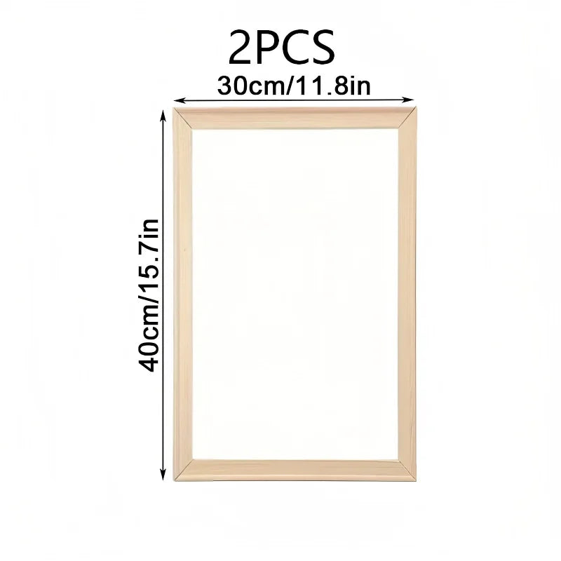 cadres mural bois naturel classique 30x30cm 30x40cm 40x40cm 40x50cm 50x50cm