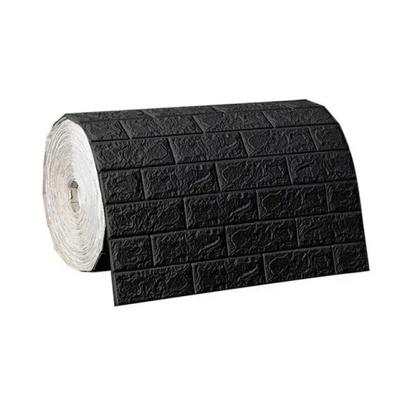 Papier peint auto adhésif brique moderne résistant humidité antistatique 200cm 70cm