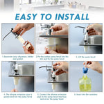 distributeur savon liquide argenté moderne minimaliste pompe goutte savon