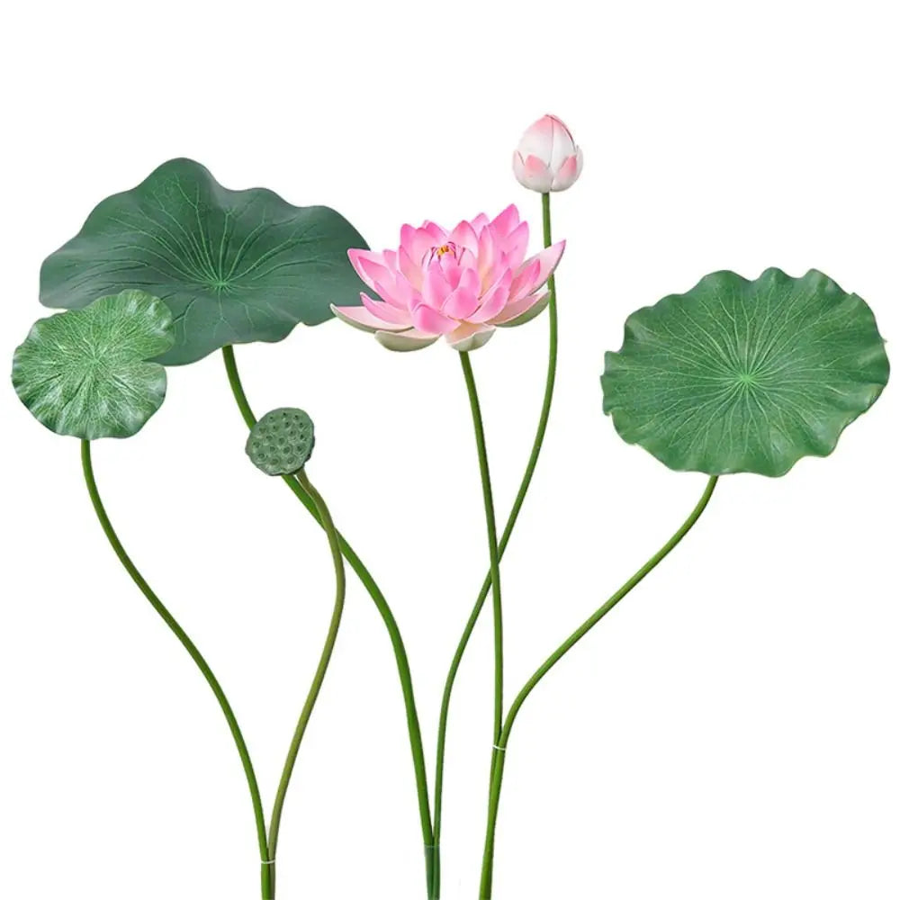 fleur lotus artificielle rose blanche naturelle décoration intérieure maison événement festive
