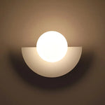 Lampes murales modernes blanc noir jaune vert rouge orange sphère attachée éclairage quotidien chambre