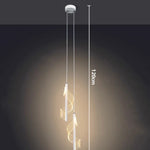 suspension lumineuse moderne spirale noir doré blanc translucide scandinave