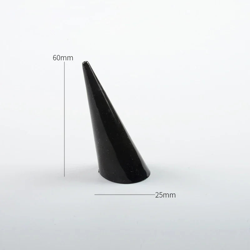 présentoir bagues triangle transparent blanc noir décoration strass commercial erotique portable