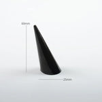 présentoir bagues triangle transparent blanc noir décoration strass commercial erotique portable
